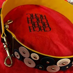 CH Carolina Herrera Leather Shoulder Strap